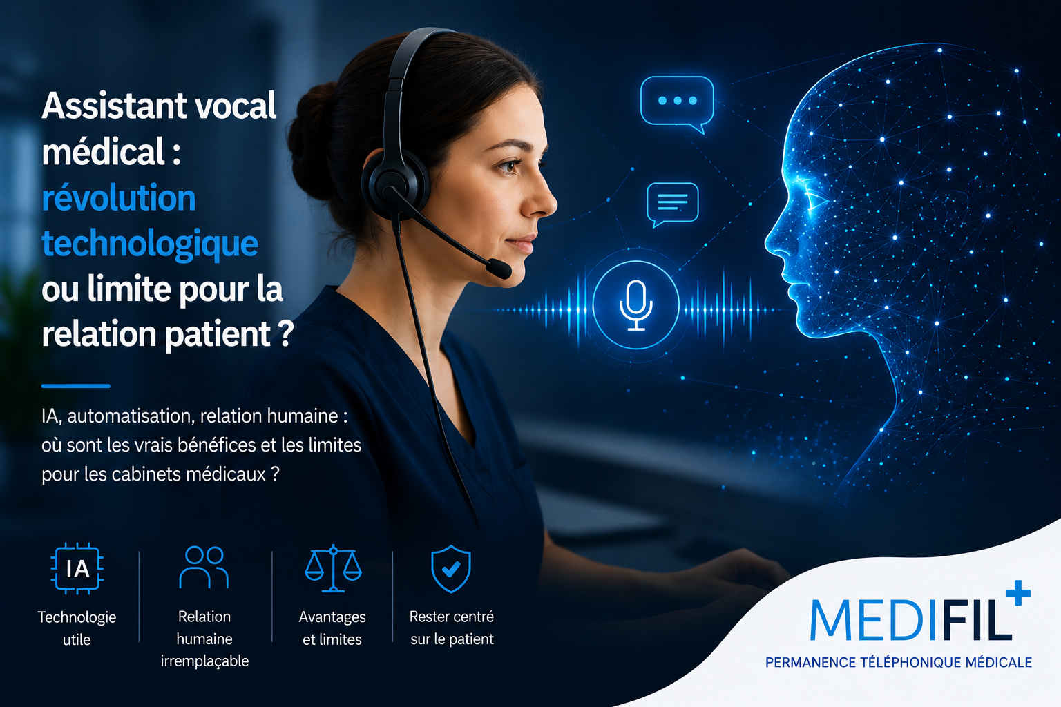 Assistant vocal médical : révolution technologique ou limite pour la relation patient ?