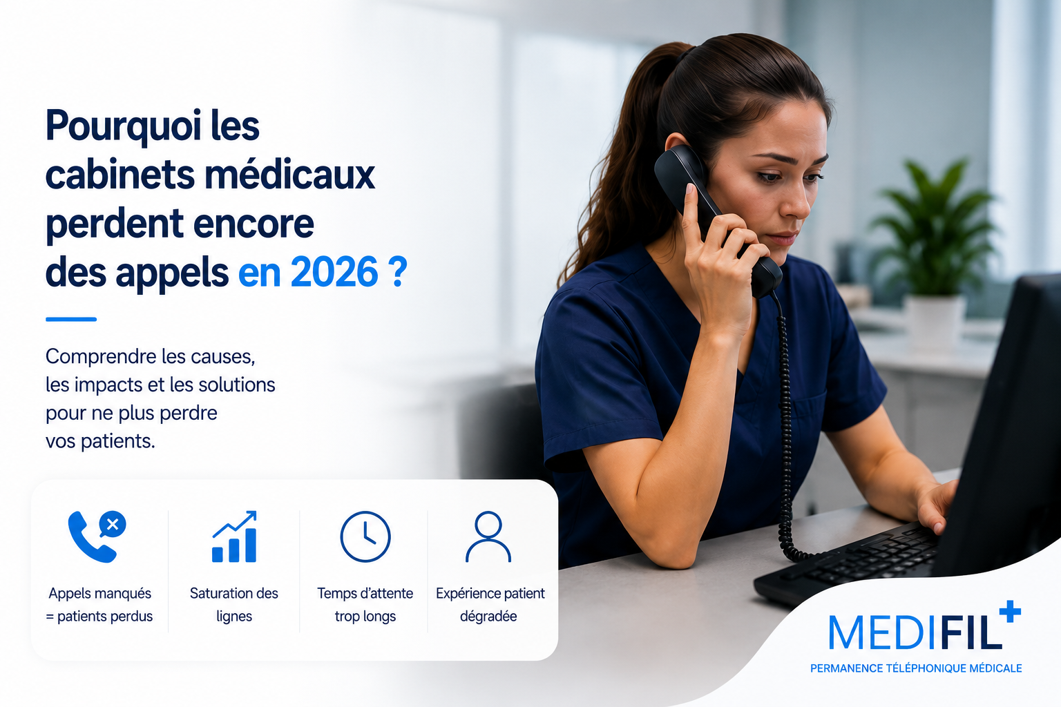 Pourquoi les cabinets médicaux perdent encore des appels en 2026 ?